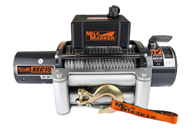 Mile Marker - Mile Marker 76-50260W 15000 LB Waterproof Winch