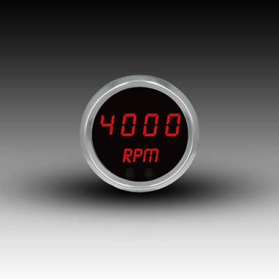 Intellitronix - Intellitronix LED Digital Tachometer 2-1/16" Programmable MS9002R