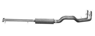 Gibson Performance Exhaust - Gibson Performance 65647 Dual Sport Cat-Back Exhaust System Stainless