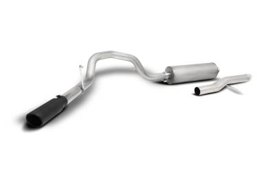 Gibson Performance Exhaust - Gibson Performance 615639B Black Elite Cat-Back Single Exhaust System