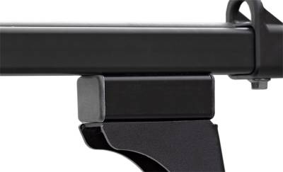 ACI - ACI 4007618 ADARAC Upright Extensions Matte Black 4PC