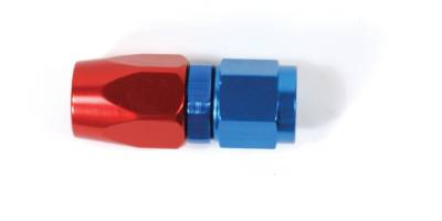 SpeedFx - SpeedFX 511000 Hose End Full Swivel -10AN Straight Red/Blue Aluminum EACH