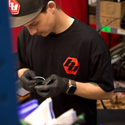 Baja Designs - Baja Designs 980154 Shop Tee Shirt Black Large