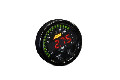 AEM Electronics - AEM Electronics 30-0308 Multi-Purpose Boost Vacuum Gauge