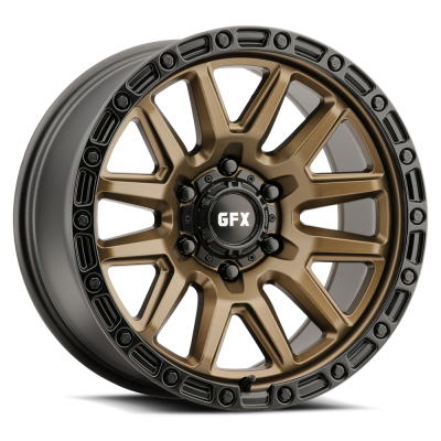 Voxx - Voxx D-127859 TR26 17x9 6-139.7 et0 CB106.2 Bronze w/Black Lip & Matte Black Bo