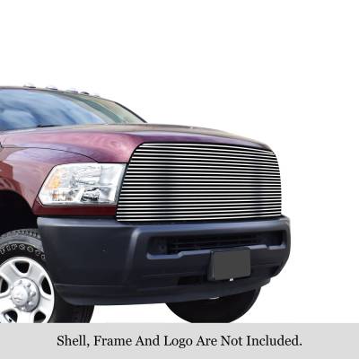 APS - APS Stainless Billet Grille-Polish for 13-18 Ram 2500/3500 GR04HFC30S