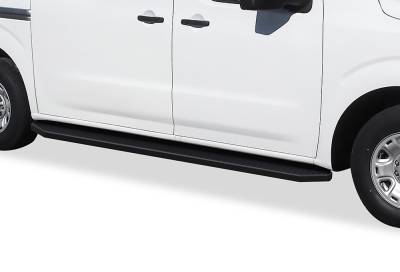 APS - APS H-Series Running Boards Black for 12-21 Nissan NV Van IB14RDJ7H