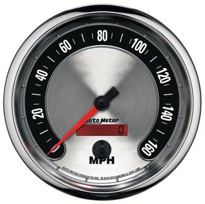AutoMeter - AutoMeter 1289 American Muscle Speedometer Gauge 5" Electric Programmable 160mph