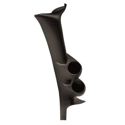 AutoMeter - AutoMeter 17306 Dual Gauge Pod Pillar Replacement Black 2-1/16"