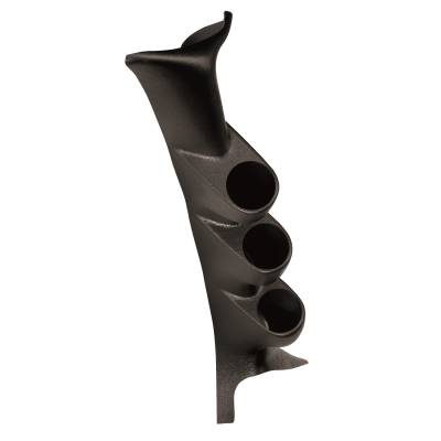 AutoMeter - AutoMeter 17307 Triple Gauge Pod Pillar Replacement Black 2-1/16"