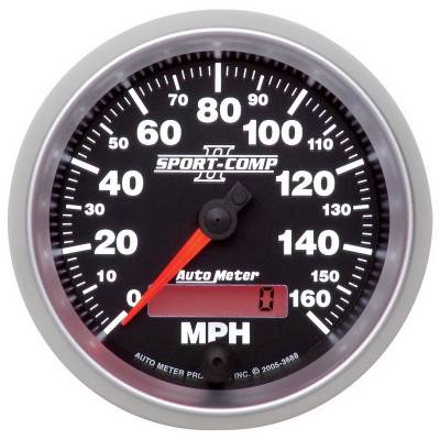 AutoMeter - AutoMeter 3688 Sport-Comp II Speedometer Gauge 3-3/8" Electric Programmable