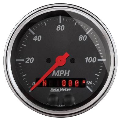 AutoMeter - AutoMeter 1449 Designer Black Speedometer