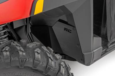 Rough Country Suspension Systems - Rough Country Front Inner Fender Liners Black for Polaris Ranger XP 1000 93211