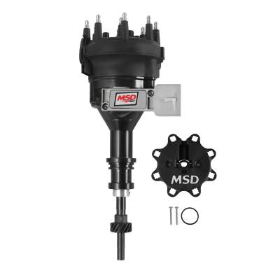 MSD - MSD Ignition 84563 Pro-Billet Distributor Black for Ford 5.0L
