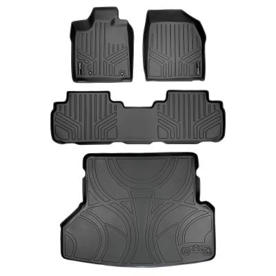 SMARTLINER - SMARTLINER A0037/B0037/D0057 2-Row Floor Liner +Behind Second Row Cargo Liner
