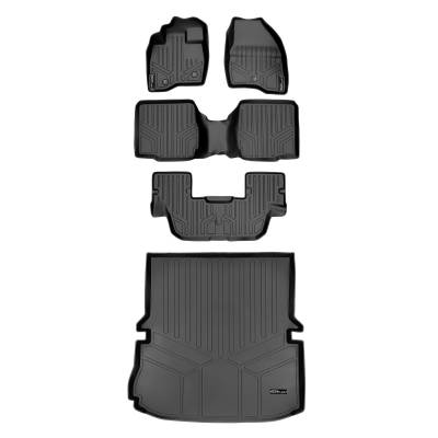 SMARTLINER - SMARTLINER A0082/B0109/C0082/D0082 3 Row Floor Mats w/Behind 2nd Row Cargo Liner