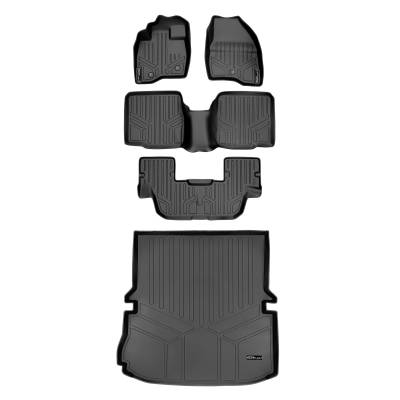 SMARTLINER - SMARTLINER A0082/B0082/C0082/D0082 3 Row Floor Mats w/Behind 2nd Row Cargo Liner