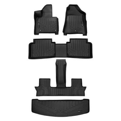 SMARTLINER - SMARTLINER A0742/B0742/C0742/E0742 3Row Floor Liners +Behind 3rd Row Cargo Liner