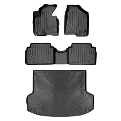 SMARTLINER - SMARTLINER A0056/B0056/D0056 2-Row Floor Liner +Behind Second Row Cargo Liner