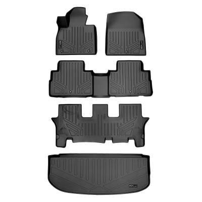SMARTLINER - SMARTLINER A0472/B0472/C0417/E0472 3Row Floor Liners +Behind 3rd Row Cargo Liner