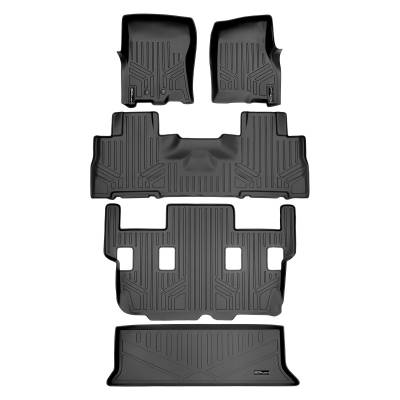 SMARTLINER - SMARTLINER A0183/B0303/C0184/E0183 3Row Floor Liners +Behind 3rd Row Cargo Liner