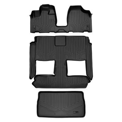 SMARTLINER - SMARTLINER A0213/B0046/D0046 OTH First Row + Second Row Floor Liners w/Cargo