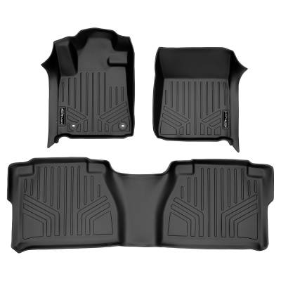 SMARTLINER - SMARTLINER SA0108/B0041 Front/Rear BLACK Floor Liners for Tundra Double Cab