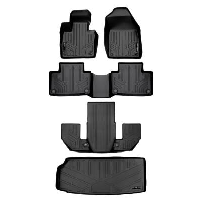 SMARTLINER - SMARTLINER A0223/B0633/C0633/E0223 3Row Floor Liners +Behind 3rd Row Cargo Liner