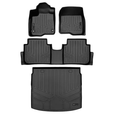 SMARTLINER - SMARTLINER A0665/B0665/D0665 2-Row Floor Liner +Behind Second Row Cargo Liner