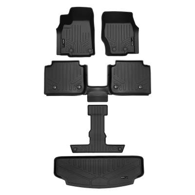 SMARTLINER - SMARTLINER A0674/B0569/C0569/E0569 3Row Floor Liners +Behind 3rd Row Cargo Liner