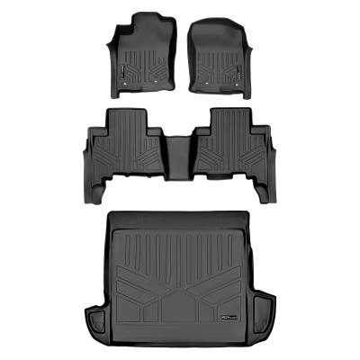 SMARTLINER - SMARTLINER A0120/B0120/D0208 2-Row Floor Liner +Behind Second Row Cargo Liner