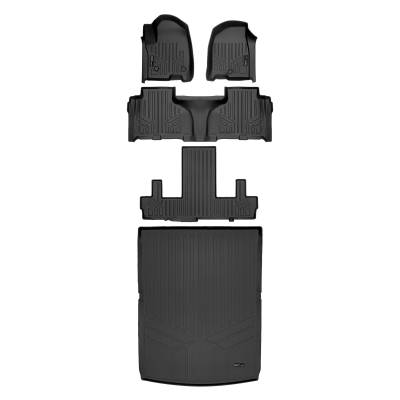 SMARTLINER - SMARTLINER A0524/B0527/C0527/D0526 3Row Floor Liners +Behind 2nd Row Cargo Liner