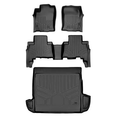 SMARTLINER - SMARTLINER A0040/B0120/D0208 2-Row Floor Liners & Behind Second Cargo Liner