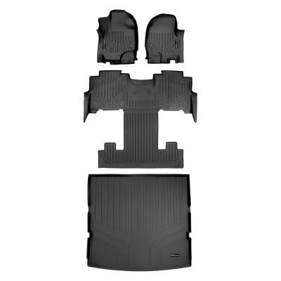 SMARTLINER - SMARTLINER A0350/B0350/D0350 2-Row Floor Liners +Behind Second Row Cargo Liner