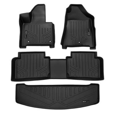 SMARTLINER - SMARTLINER A0742/B0742/E0742 2-Row Floor Liners +Behind 3rd Row Cargo Liner