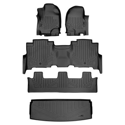 SMARTLINER - SMARTLINER A0350/B0351/C0351/E0350 3Row Floor Liners +Behind 3rd Row Cargo Liner