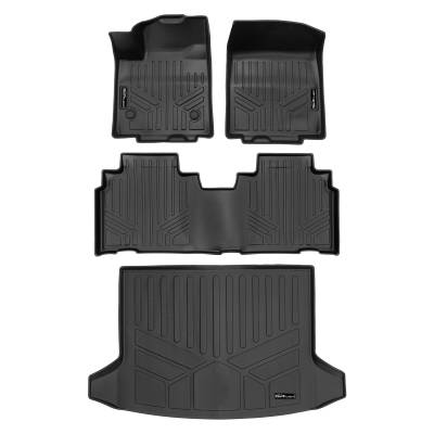 SMARTLINER - SMARTLINER A0739/B0739/D0739 2-Row Floor Liners +Behind Second Row Cargo Liner