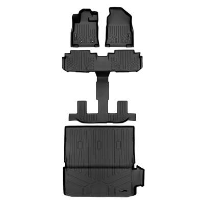 SMARTLINER - SMARTLINER A0377/B0377/D0657 2-Row Floor Liner +Behind Second Row Cargo Liner