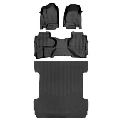 SMARTLINER - SMARTLINER A0136/B0148/J0136 1st & 2nd Row Floor Liners & Rubber Truck Bed Mat