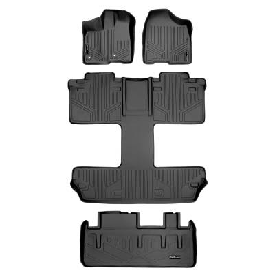 SMARTLINER - SMARTLINER A0128/B0128/D0128 2-Row Floor Liner +Behind Second Row Cargo Liner