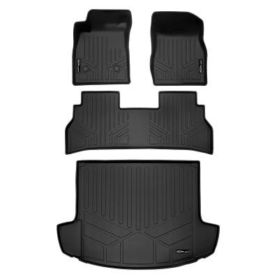 SMARTLINER - SMARTLINER A0711/B0711/D0726 2-Row Floor Liners +Behind Second Row Cargo Liner