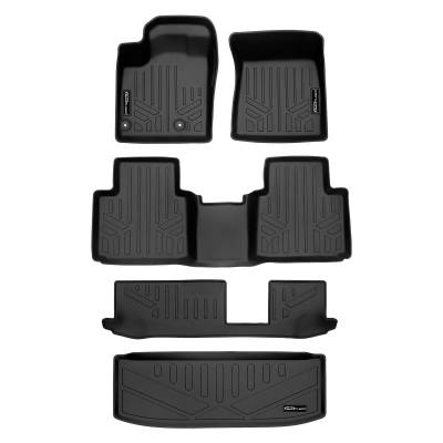SMARTLINER - SMARTLINER A0561/B0561/C0561/E0561 3Row Floor Liners +Behind 3rd Row Cargo Liner
