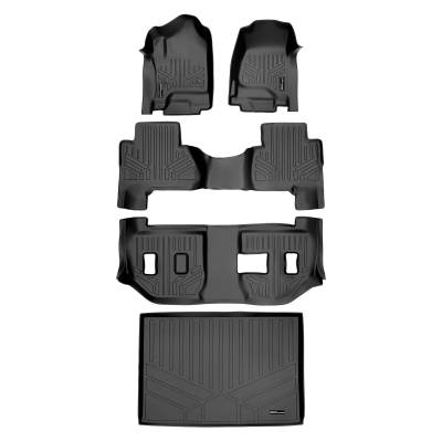 SMARTLINER - SMARTLINER A0136/B0166/C0166/E0159 3Row Floor Liners +Behind 3rd Row Cargo Liner