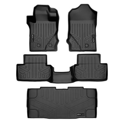 SMARTLINER - SMARTLINER A0566/B0616/D0616 2-Row Floor Liners +Behind Second Row Cargo Liner
