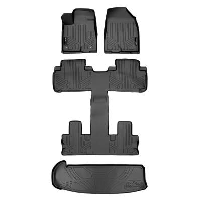 SMARTLINER - SMARTLINER A0152/B0201/E0152 2-Row Floor Liners & Behind 3rd Cargo Liner