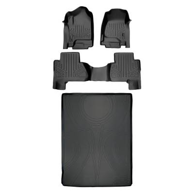 SMARTLINER - SMARTLINER A0136/B0166/D0159 2-Row Floor Liner +Behind Second Row Cargo Liner