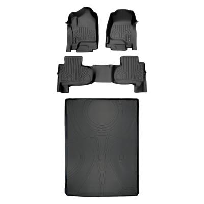 SMARTLINER - SMARTLINER A0136/B0221/D0159 2-Row Floor Liners +Behind Second Row Cargo Liner