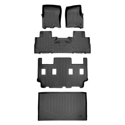 SMARTLINER - SMARTLINER A0183/B0303/C0186/E0185 3Row Floor Liners +Behind 3rd Row Cargo Liner