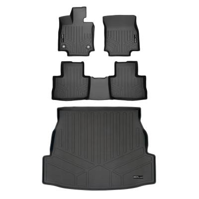 SMARTLINER - SMARTLINER A0418/B0418/D0418 2-Row Floor Liner +Behind Second Row Cargo Liner