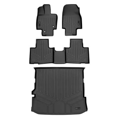 SMARTLINER - SMARTLINER A0500/B0500/D0515 2-Row Floor Liners +Behind Second Row Cargo Liner